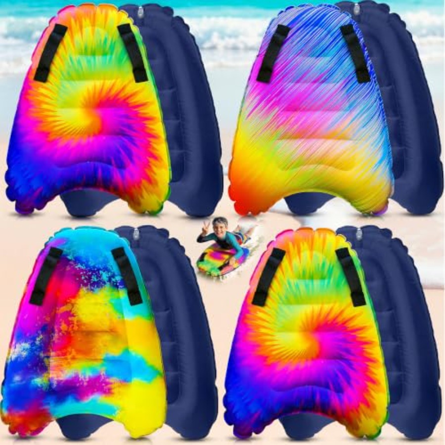 Bodyboard Boogie Board - 4 Paket Papan Selancar Tiup dengan