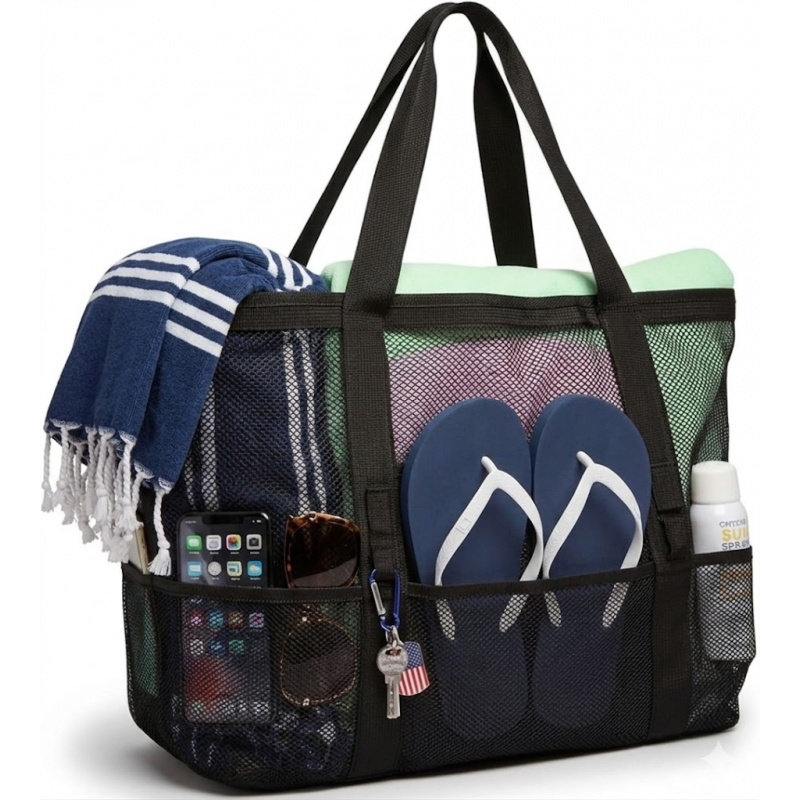 Tas Pantai Jaring Ukuran Besar - Dry Bag Roll Top ulasan dan harga