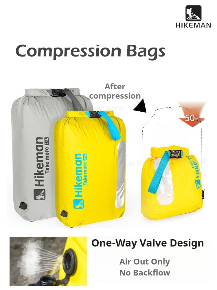Tas Kompresi Vakum HIKEMAN den - Dry Bag Roll Top ulasan dan harga